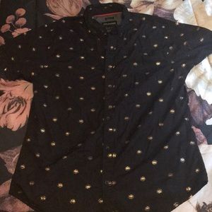 Golden eye button down